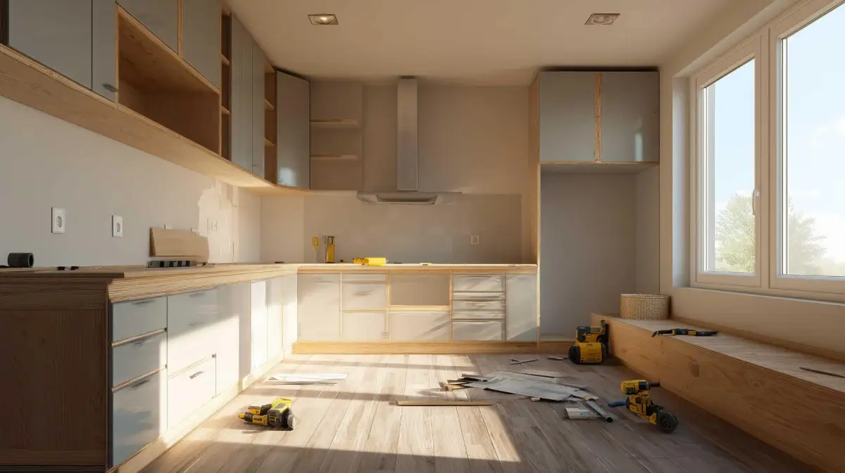 Keittiöremontin yleisimmät virheet – moderni valkoinen keittiö oikeaoppisesti toteutettuna