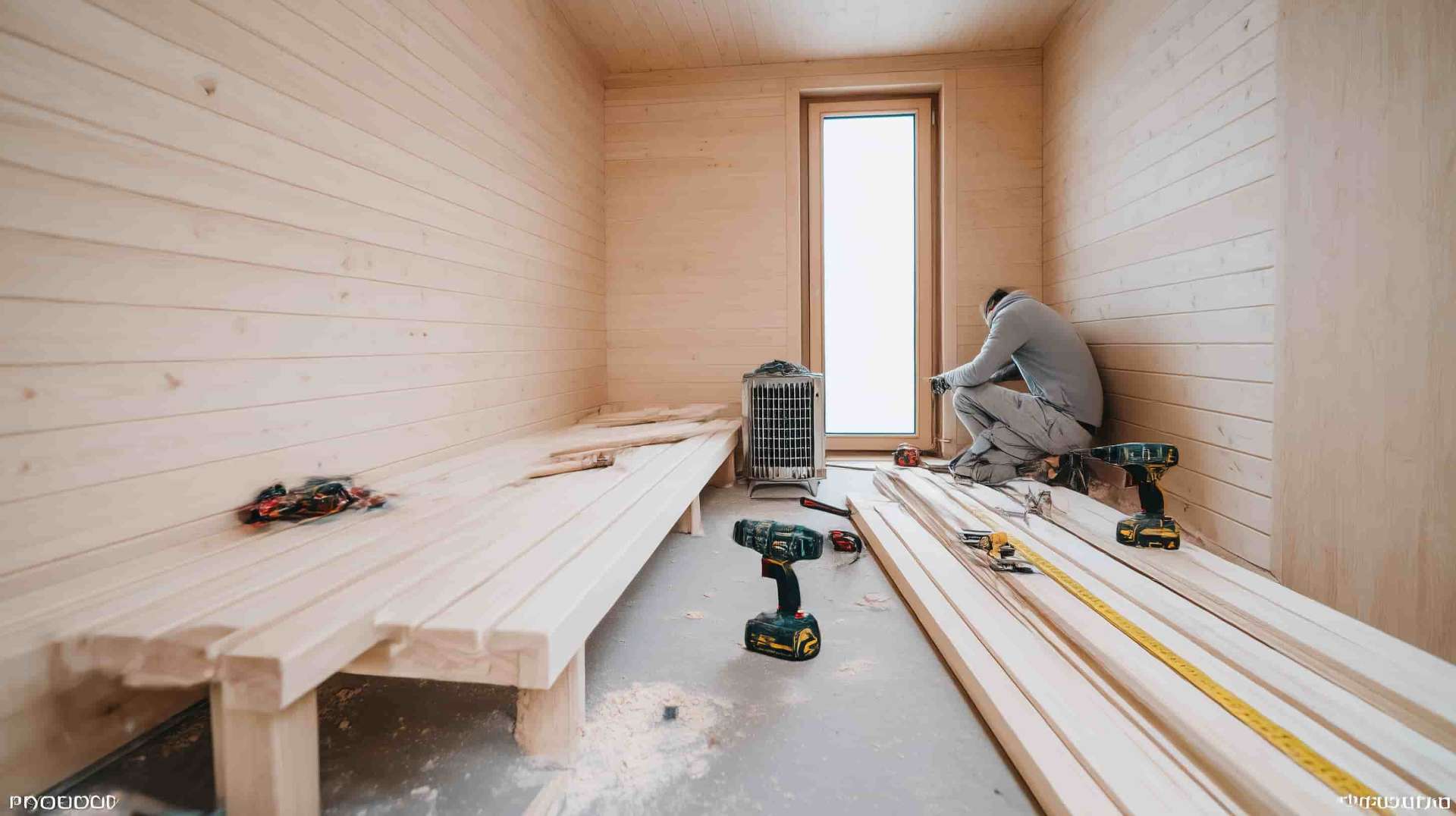 Kerrostalosaunan remontti – vanha sauna uusiksi