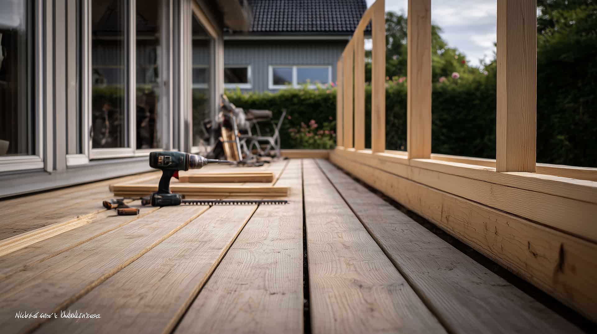 Terassin laajennus – uuden osan liittäminen vanhaan