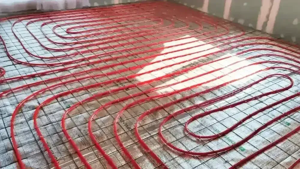 Ground source heat pump installation