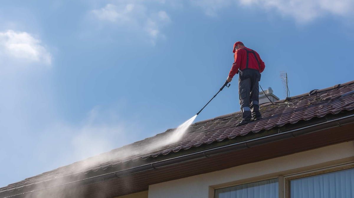 Katon pesu ja pohjatyöt